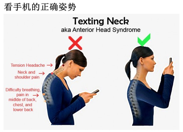 看手機(jī)的正確姿勢